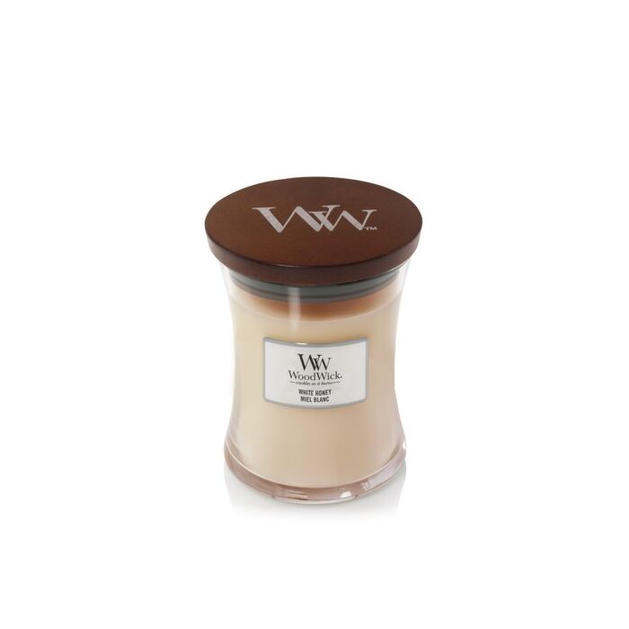 Woodwick Medium Jar - White Honey